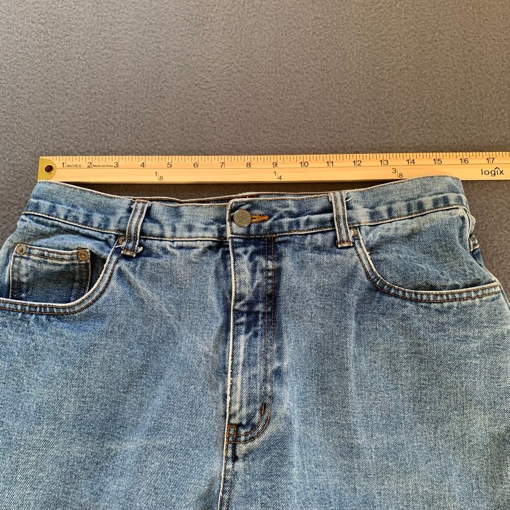 Vintage Bill Blass Jeans Easy Fit Mom Taper Fit Size 14 Blue Denim Retro 90s - Picture 11 of 13